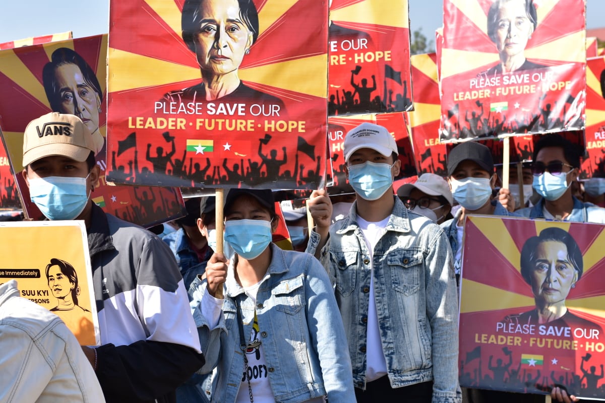 Myanmar coup weighs on battered economy