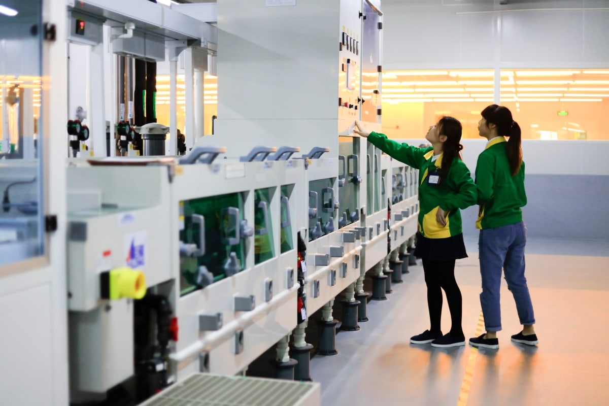 Apple Zulieferer: Leiterplattenfertigung in Jiangxi, China. Quelle: humphery/Shutterstock.com