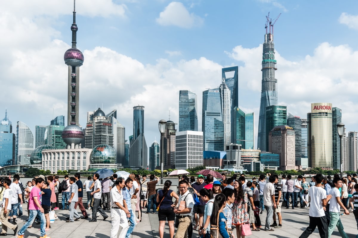China BIP-Wachstum niedrig, Konsumenten aber positiv. (Quelle: BassKwong / Shutterstock.com)