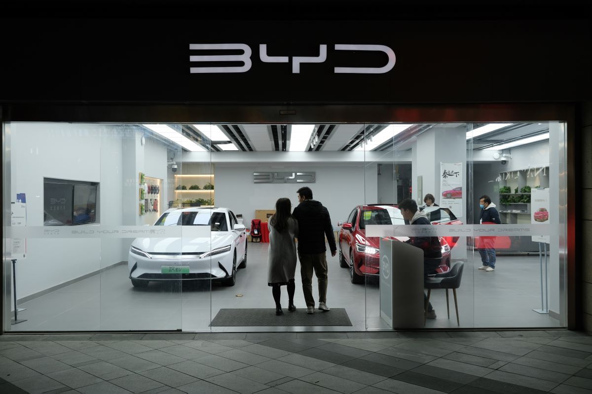 EV maker BYD’s profit rises three-fold in 1H 2023. 