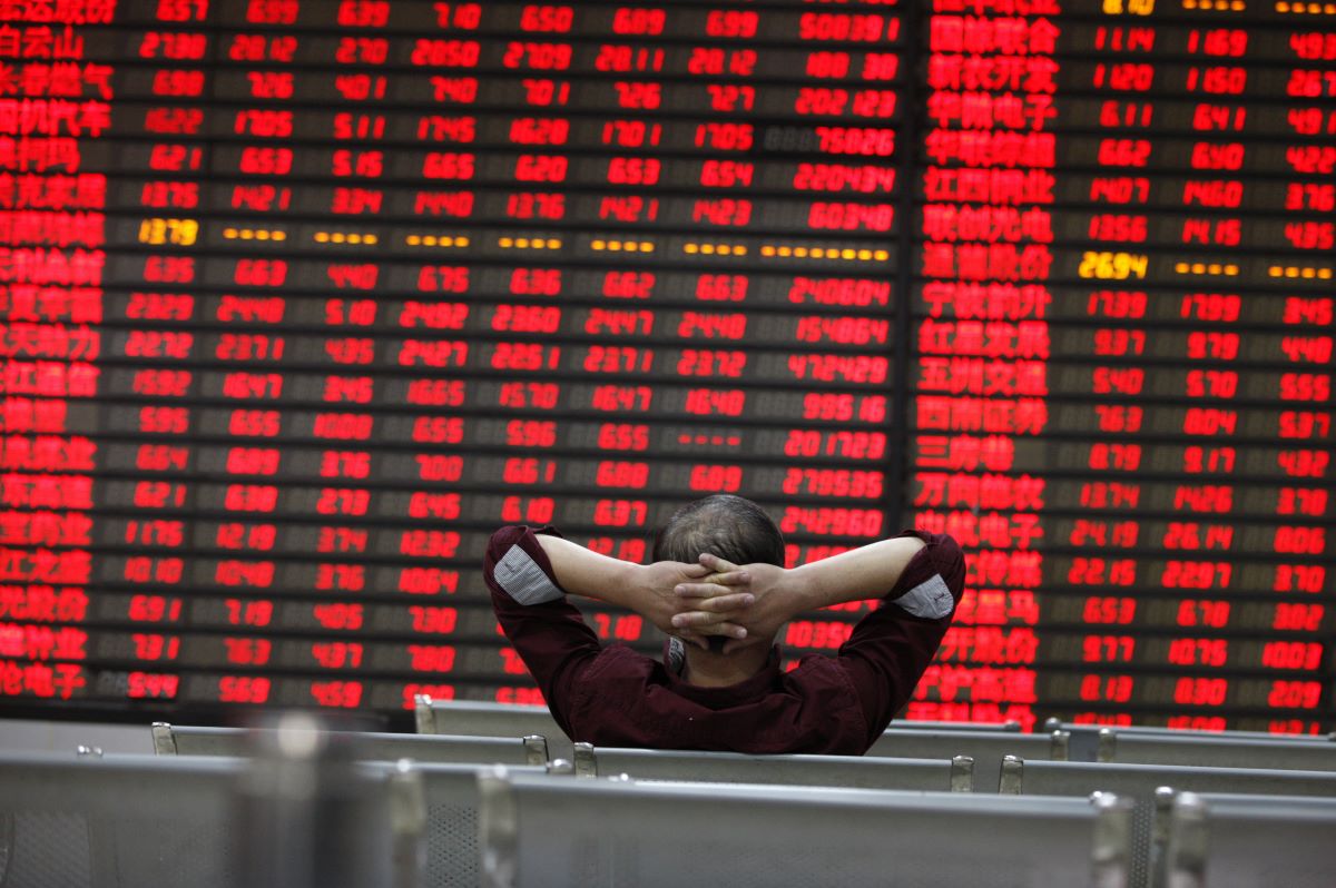 Chinese stock markets witness a free-fall.
