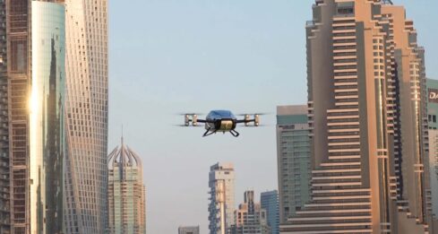 Soaring ambitions: China’s leap into the global flying car market The first flight of XPENG X2 at Skydive Dubai in 2022. (Source: XPeng AeroHT)